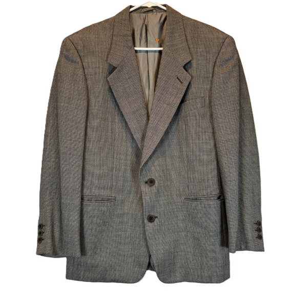 Vestimenta mens size 38R 2 button Blazer 95% Pure New Wool Italian Made Timeless - Picture 1 of 12